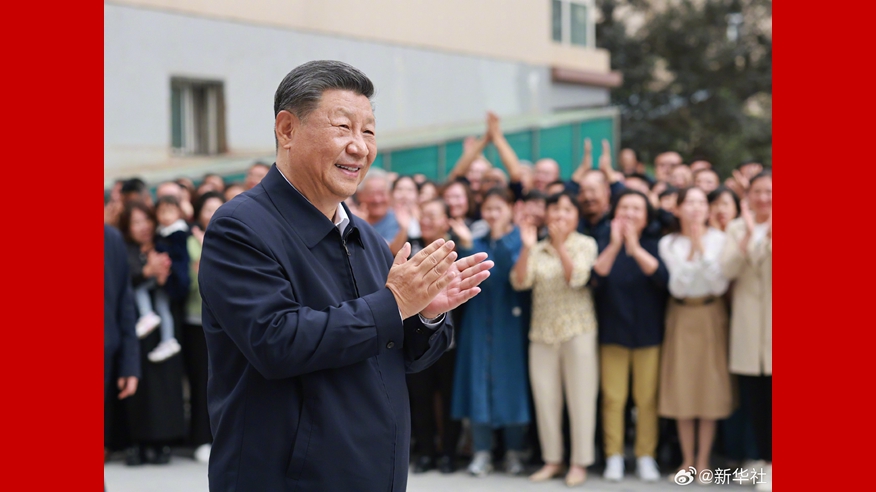 習(xí)近平在甘肅蘭州市考察調(diào)研